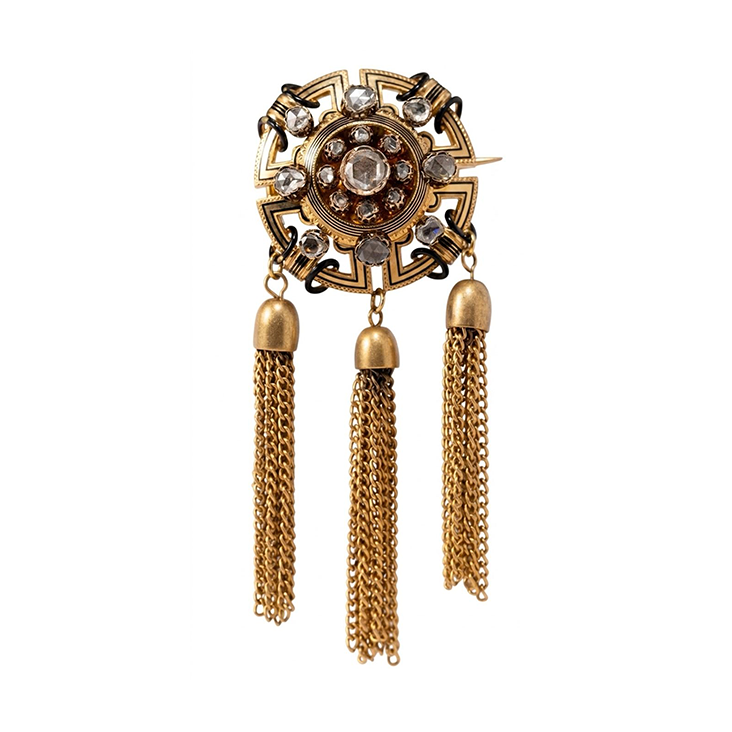 art deco brooch